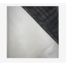 black and white 100% polyester open fishnet mesh fabric